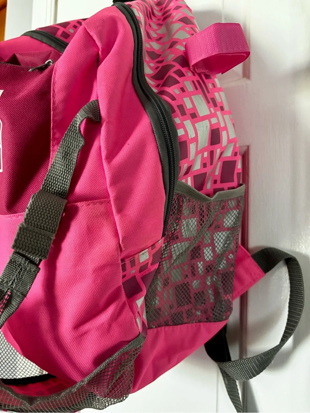 Rawlings Pink & Maroon Logo Softball/Baseball Backpack
